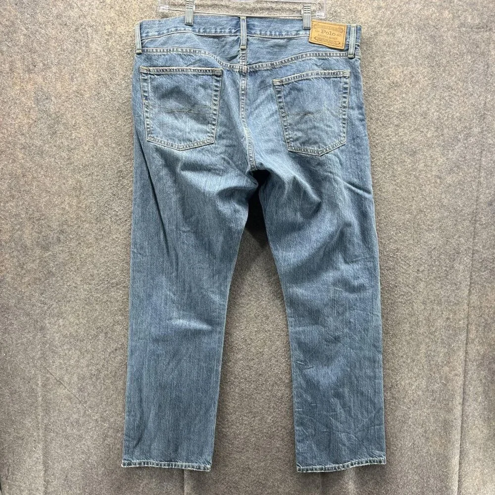 Polo by Ralph Lauren Men's Straight Jeans - Light Blue Denim
